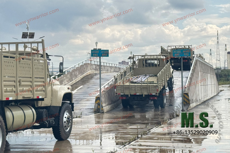 Dongfeng اختبار زاوية تباعد الإطار المزدوج لشاحنة 4x4