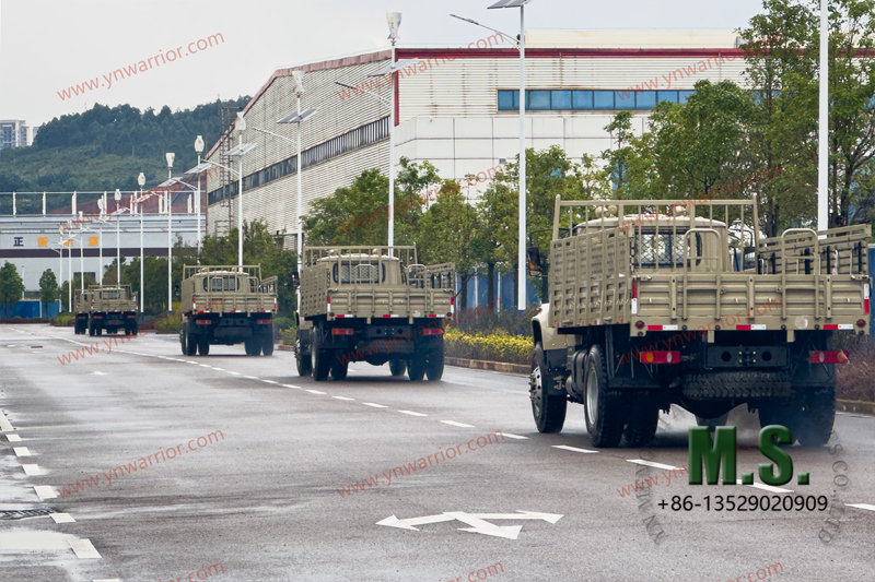 Dongfeng اختبار الإطارات المزدوجة الخلفية لشاحنات 4x4_عالية السرعة