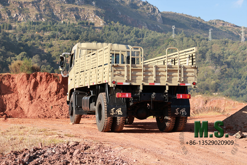 Dongfeng شاحنة بضائع 4×2 بوزن إجمالي 18 طنًا بنطاق منخفض السعر، جديدة للخدمة الشاقة على البرية