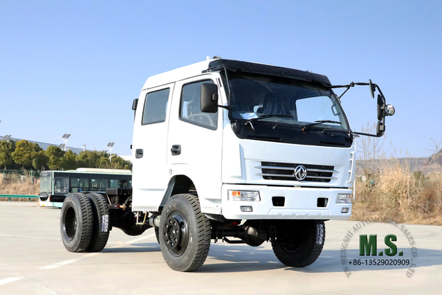 4*4 Dongfeng هيكل الشاحنة الخفيفة ذو الصف المزدوج_4WD هيكل الشاحنة ذات المقود الأيمن تصدير_الشركة المصنعة لتعديل هيكل الشاحنة الخاصة للطرق الوعرة