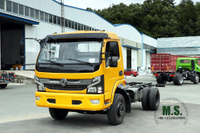 4*2 Dongfeng هيكل الشاحنة الخفيفة _ 10T 140 حصان شاحنة ديزل صغيرة للتصدير _ شاحنة صغيرة مخصصة لتحويل محرك اليد اليسرى / اليمنى