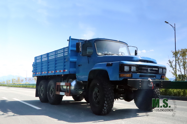 Dongfeng 6WD EQ2100_6*6 شاحنات قلابة طويلة بصف واحد شاحنة قلابة للطرق الوعرة_شاحنات ذات دفع سداسي تصدير مركبة خاصة