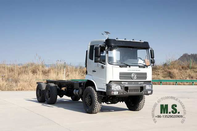 Dongfeng هيكل خاص مستهلك 6 * 6 _ هيكل سيارة خاص للطرق الوعرة بدفع ستة عجلات _ Dongfeng هيكل تصدير 18 طنًا