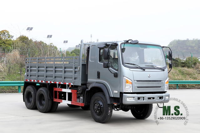 6*6 Dongfeng شاحنة خفيفة للمركبة _ 2.5T EQ2082 شاحنة مسطحة الرأس مطورة _ 6WD شاحنة صغيرة لتصدير إطارات الطرق السريعة، مركبة خاصة
