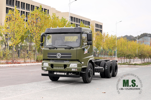 Dongfeng هيكل للطرق الوعرة 6×4_هيكل مسطح الرأس لشاحنة واحدة ونصف_Dongfeng هيكل مركبة نقل تصدير مركبة خاصة