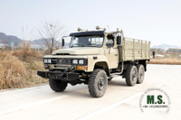 190hp EQ2082 Dongfeng 6*6 شاحنة للطرق الوعرة_دفع بستة عجلات، رأس طويل، كابينة بصف واحد، شاحنة بضائع، الشركة المصنعة_تصدير مركبة للأغراض الخاصة