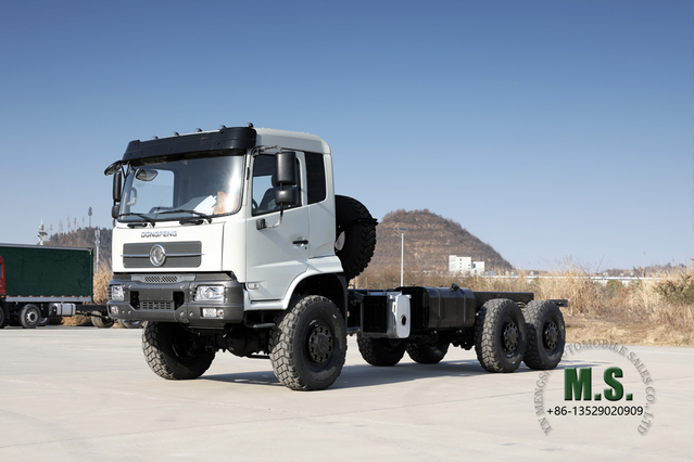 Dongfeng هيكل خاص مستهلك 6 * 6 _ هيكل سيارة خاص للطرق الوعرة بدفع ستة عجلات _ Dongfeng هيكل تصدير 18 طنًا