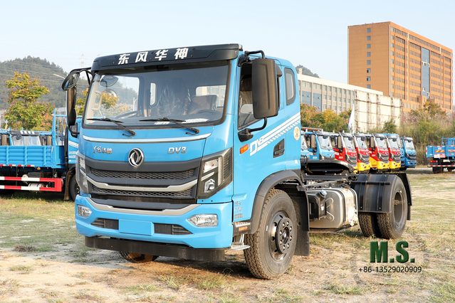 Dongfeng جرار مقطورة 4*2 للبيع_شاحنة قلابة جرار حافلة_نصف مقطورة شاحنة مقطورة خفيفة الوزن 3 محاور للامتحانات