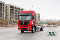 Dongfeng هيكل شاحنة للطرق الوعرة 4*2 _ قوة 290 حصان، رأس مسطح، سقف مرتفع، كابينة نوم مزدوجة، كابينة نقل بضائع، الشركة المصنعة لتحويل الشاسيه _تصدير هيكل السيارة للأغراض الخاصة