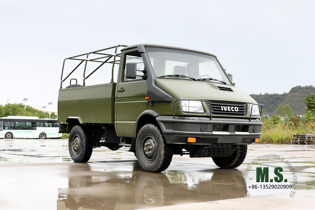4 × 4 شاحنة صغيرة طويلة الرأس للطرق الوعرة _ NJ2045 شاحنة تحويل Iveco 4WD ذات رأس قصير _ مركبة خاصة للتصدير بأربعة محركات متعددة الوظائف