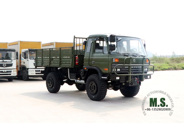2070 Four Drive Dongfeng 153 Cab Off Road Truck_ 4×4 Flathead شاحنة نقل صف ونصف_تصدير الشركة المصنعة للمركبات الخاصة