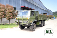 6*6 EQ2102 Dongfeng 6WD Off-road Truck_3.6T رأس مسطح صف واحد ونصف 153 كابينة ديزل شاحنة بضائع تصدير مركبة للأغراض الخاصة