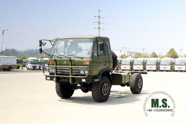 هيكل EQ2070G رباعي الدفع بالدفع الرباعي للطرق الوعرة_4*4 Dongfeng هيكل مسطح الرأس 153 _ Dongfeng هيكل مركبة خاصة للتصدير