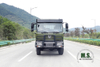 6 × 6 Dongfeng 8T شاحنة خاصة للطرق الوعرة للبيع _ شاحنة تصدير بستة عجلات ذات رأس مسطح صف واحد ونصف مع قضيب تحطم_ الشركة المصنعة لمركبات النقل بقوة 260 حصان