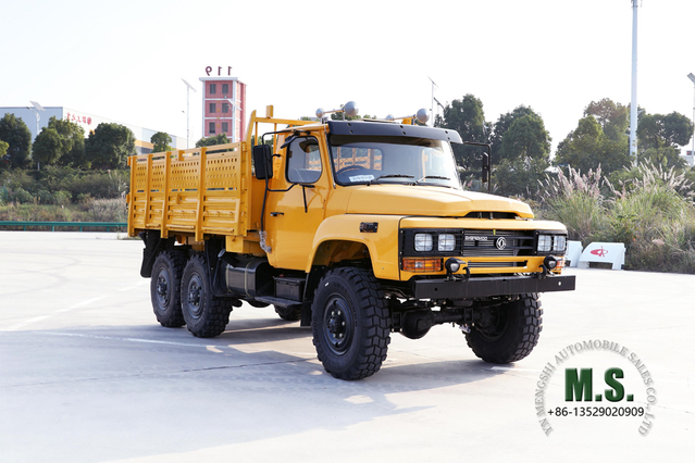 170 حصان Dongfeng شاحنة للطرق الوعرة ذات دفع رباعي _ 6*6 EQ2082 مركبة ديزل برأس مدبب بصف واحد _ تصدير مركبة للأغراض الخاصة
