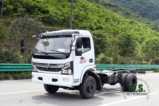 4*2 Dongfeng هيكل شاحنة خفيفة 10T_ هيكل شاحنة ديزل صغيرة بقوة 140 حصان للبيع_ الشركة المصنعة لتحويل هيكل الشاحنة الصغيرة ذات الطراز التجاري