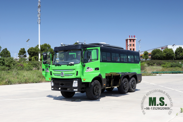 حافلة 6X6 Dongfeng حافلة 8M_210hp حافلة ذات 25 مقعدًا_حافلة تصدير خاصة ذات ستة محركات