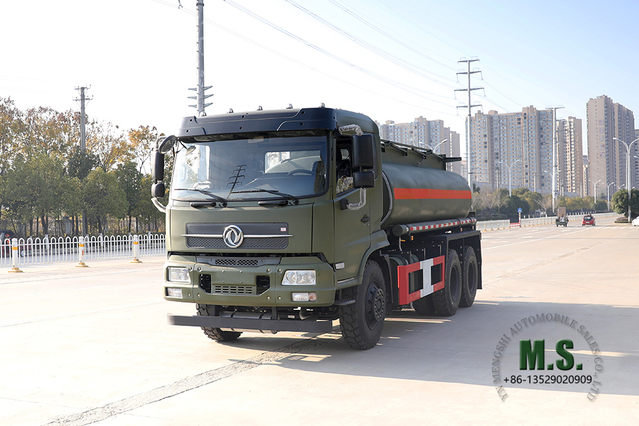 6*4 210hp شاحنة صهريج مياه _ Dongfeng شاحنة صهريج مياه ذات كابينة مسطحة للبيع _ Dongfeng تصدير مركبة خاصة