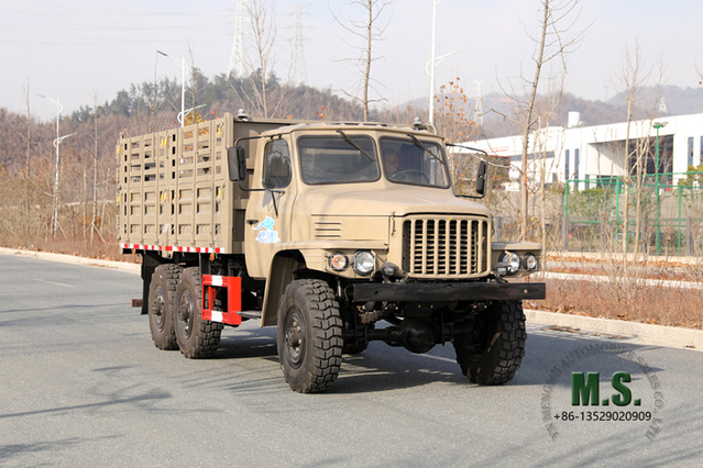 170 حصانًا بستة عجلات EQ2082 شاحنة قلابة للتعدين Trucks_6×6 Dongfeng زجاج مزدوج رأس مدبب صف واحد قلابة شاحنة قلابة Mine Site_Export مركبة ذات أغراض خاصة