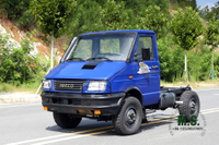 Blue Four Drive Iveco هيكل صغير للطرق الوعرة هيكل قصير الرأس متعدد الوظائف تصدير هيكل السيارة الخاصة