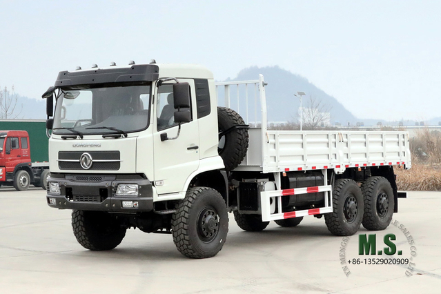 Dongfeng شاحنة الطرق الوعرة 6*6 بقوة 260 حصانًا للغابات ومركبات نقل البضائع على الطرق الوعرة، شاحنة خاصة للتصدير