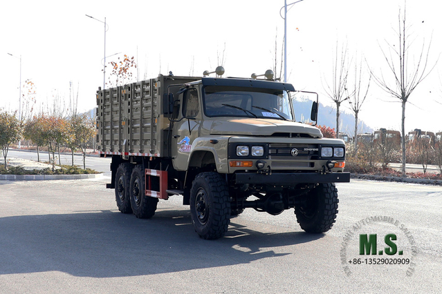 170hp 6×6 Dongfeng EQ2082 شاحنة قلابة شاحنة قلابة _محرك بستة عجلات رأس مدبب صف واحد منجم موقع التعدين شاحنات_تصدير مركبة للأغراض الخاصة