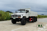 190 حصان 6 × 6 EQ2100 Dongfeng Truck_شاحنة ذات دفع سداسي صف واحد وزجاج مزدوج ورأس مدبب للطرق الوعرة _مركبة تصدير ذات أغراض خاصة AWD