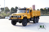 170 حصان Dongfeng شاحنة للطرق الوعرة ذات دفع رباعي _ 6*6 EQ2082 مركبة ديزل برأس مدبب بصف واحد _ تصدير مركبة للأغراض الخاصة