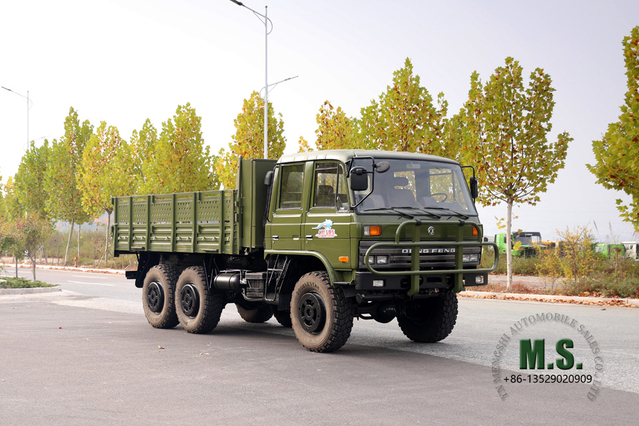EQ2102 Dongfeng شاحنة الطرق الوعرة ذات الصف المزدوج ذات الدفع الرباعي _ 3.5T مركبة ديزل بستة محركات ذات رأس مسطح _ Dongfeng مركبة تصدير شاحنة نقل 6*6