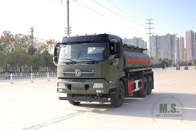 210hp Dongfeng شاحنة صهريج_6*4 ناقلة زيت الكابينة _10m³ ناقلة فول للبيع_6×4 شاحنة صهريج تصدير مركبة خاصة