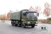 6 × 4 Dongfeng شاحنة للطرق الوعرة _ قوة 210 حصان، شاحنة نقل بنصف كابينة ذات صف مسطح الرأس مع عمود من القماش المشمع _ Dongfeng تصدير مركبة ذات أغراض خاصة