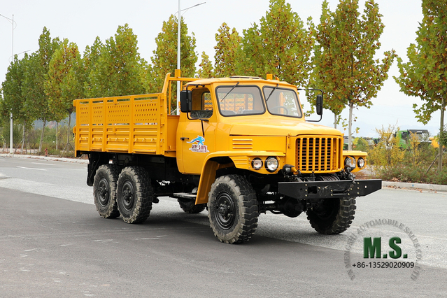Dongfeng EQ2082 6X6 Diesel Truck_4T رأس طويل مزدوج الزجاج مدني للطرق الوعرة Y25 Carrier Truck_Six Wheel Drive Dongfeng تصدير مركبة ذات أغراض خاصة
