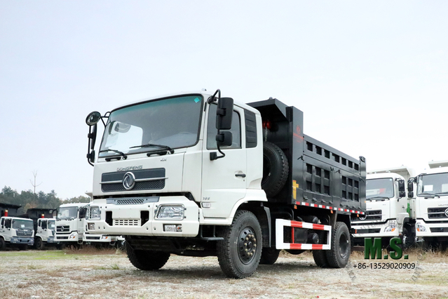 4*2 Dongfeng شاحنة تصدير 160 حصان _ DFL3120B نصف شاحنة قلابة ذات صف مسطح _ شاحنة قلابة للتعدين شاحنة تفريغ ذاتي