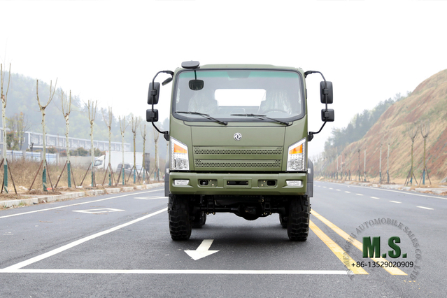 هيكل شاحنة على الطرق الوعرة ذات رأس مسطح 2082 سداسي الدفع _ هيكل ناقل الأفراد على الطرق الوعرة نصف ديزل بوزن طنين من Bobcat _ هيكل النقل البري المحسن 6 * 6