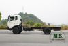 هيكل الوزن الإجمالي 210 حصان يبلغ طوله 210 طن مع كابينة Dongfeng شاحنة الشاحن