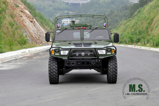 150 حصان، 5 أطنان من الوزن الإجمالي للسيارات 4x4 للطرق الوعرة Dongfeng M-hero Jeep_Diesel 152hp Cummins Engine Warrior Military Quaility Chassis مدرعة مضادة للرصاص، مركبة دورية متنقلة_Mengshi المصنع مباشرة