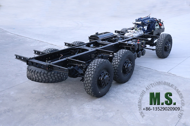 هيكل متدحرج للحافلة الثقيلة للطرق الوعرة بقوة 340 حصانًا ووزن 25 طنًا 6 × 6، محرك Weichai، Dongfeng، قفل تفاضلي، CTIS، محور صلب، متين للغاية_مباشر من قبل الشركة المصنعة