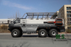 375 حصان 37 طن الوزن الإجمالي 6 × 6 محرك شوائب الصحراء الضخمة BUS_CUMMINS ، ناقل حركة حلزوني 6 سرعات ، القفل التفاضلي ، مخفض فرك ، الصحراء tyre_ الشركة المصنعة مباشرة