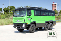 Dongfeng AWD 25 seat bus _ Dongfeng حافلات ذات ست عجلات _ حافلات تعمل على الطرق الوعرة للبيع