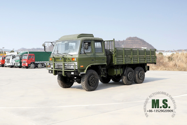 Dongfeng EQ2102N ذات ستة محركات للطرق الوعرة Truck_AWD Military Cargo Truck_C Customized Truck للبيع