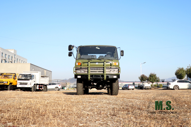 Dongfeng EQ2102 ذات ستة محركات للطرق الوعرة Truck_Six Drive Cargo Truck_ Customized Truck للبيع