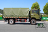 وزن 210 حصانًا 16 طنًا إجماليًا Dongfeng محرك شحن 4x4 Truck_Cummins ، مستوى انبعاث Euro-6 ، بوابة منحدر الرفع الهيدروليكي ، قماش القماش المطرز ، Huck Duty_Manufacturer Direct