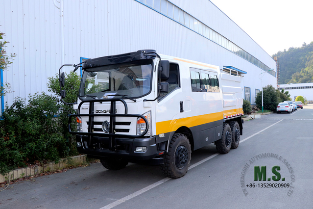 175 حصان 10 طن GVW Dongfeng 4 × 4 شاحنة إنقاذ متعددة الوظائف للطرق الوعرة _ محرك Cummins لبناء الطرق ونقل النفط والإغاثة في حالات الكوارث شاحنات مخصصة _ سعر المصنع المباشر