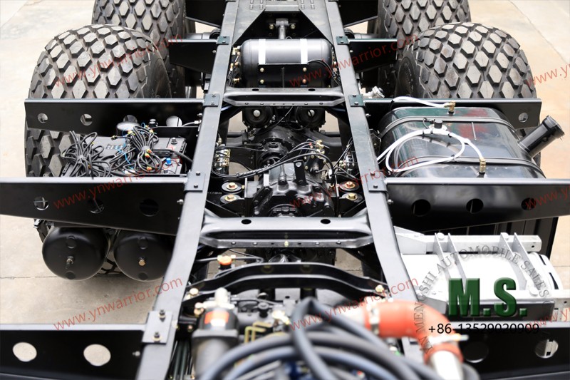 6 &times; 6 هيكل متداول ضخم للطرق الوعرة مع دائرة كاملة وأسلاك 