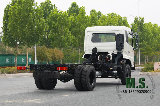 هيكل الوزن الإجمالي 210 حصان يبلغ طوله 210 طن مع كابينة Dongfeng شاحنة الشاحن