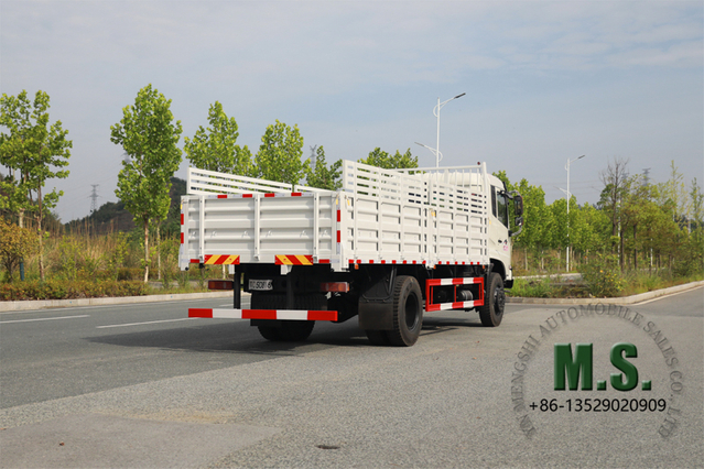 وزن 210 حصانًا 15 طنًا إجماليًا Dongfeng شحن الشحنات الممتدة ببوكس بوكس_