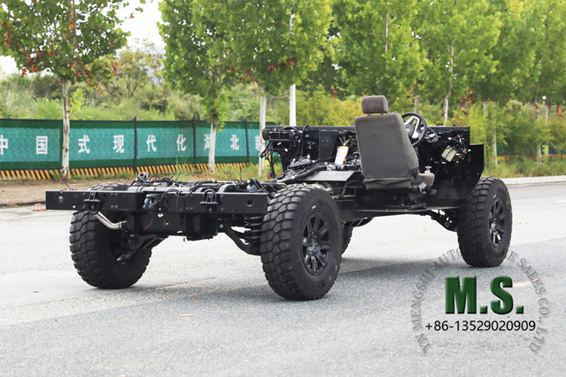 200 حصان 6.5 طن الوزن الإجمالي للوزن المستقل هيكل الدفعة chassis_right اليد ، بدوام كامل 4x4 ، المعيار العسكري ، محرك Cummins ، Allison Automatic Transmission_Manufacture Direct