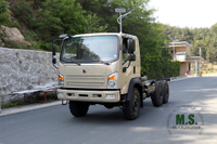 Dongfeng هيكل شاحنة ذات ستة محركات للطرق الوعرة Bobcat _ 6 * 6 هيكل شاحنة ديزل للتصدير الرائج _ جديد Dongfeng Bobcat Dump Truck Cha هيكل الصادرات