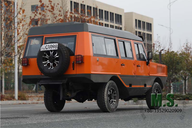 مركبة برمائية للطرق الوعرة بقوة 116 حصانًا و3 أطنان من GVW 4x4 _ مركبة إنقاذ فيضانات مقاومة للماء لمركبة ركاب الطوارئ _ سعر المصنع المباشر