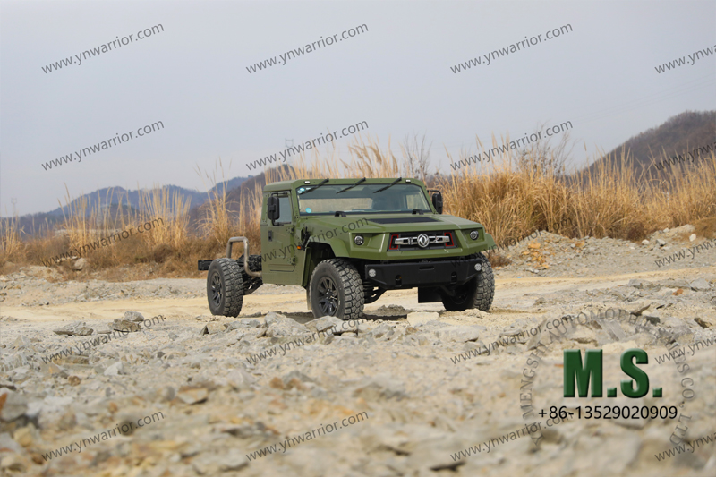 Dongfeng هيكل Mengshi 4x4 للطرق الوعرة مع كابينة مركبة للطرق الوعرة عالية الجودة 